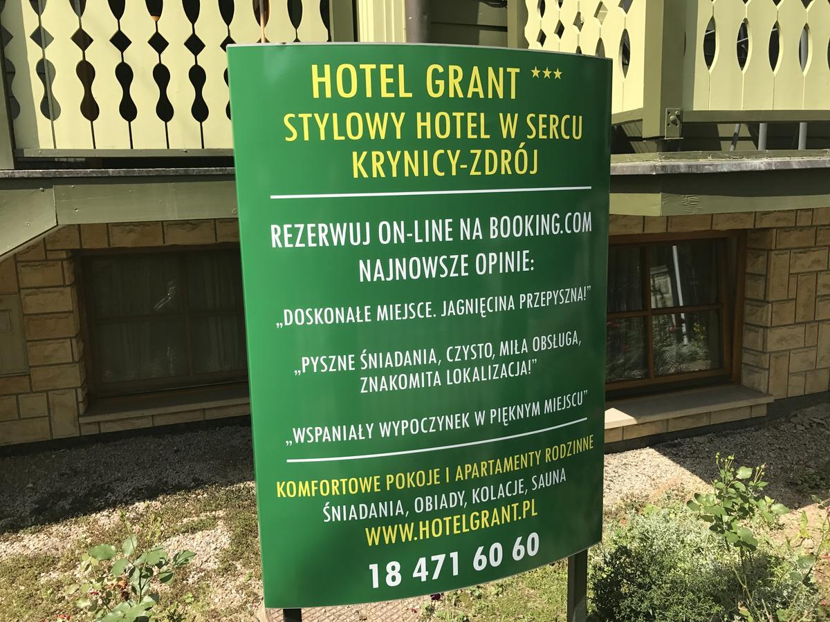 Hotel Grant Krynica Zdroj Buitenkant foto